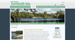 Desktop Screenshot of campingpark-humboldtsee.de