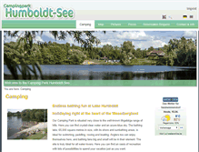 Tablet Screenshot of campingpark-humboldtsee.de